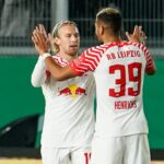 Vor Bayern-Duell: Leipzig müht sich in zweite Pokalrunde